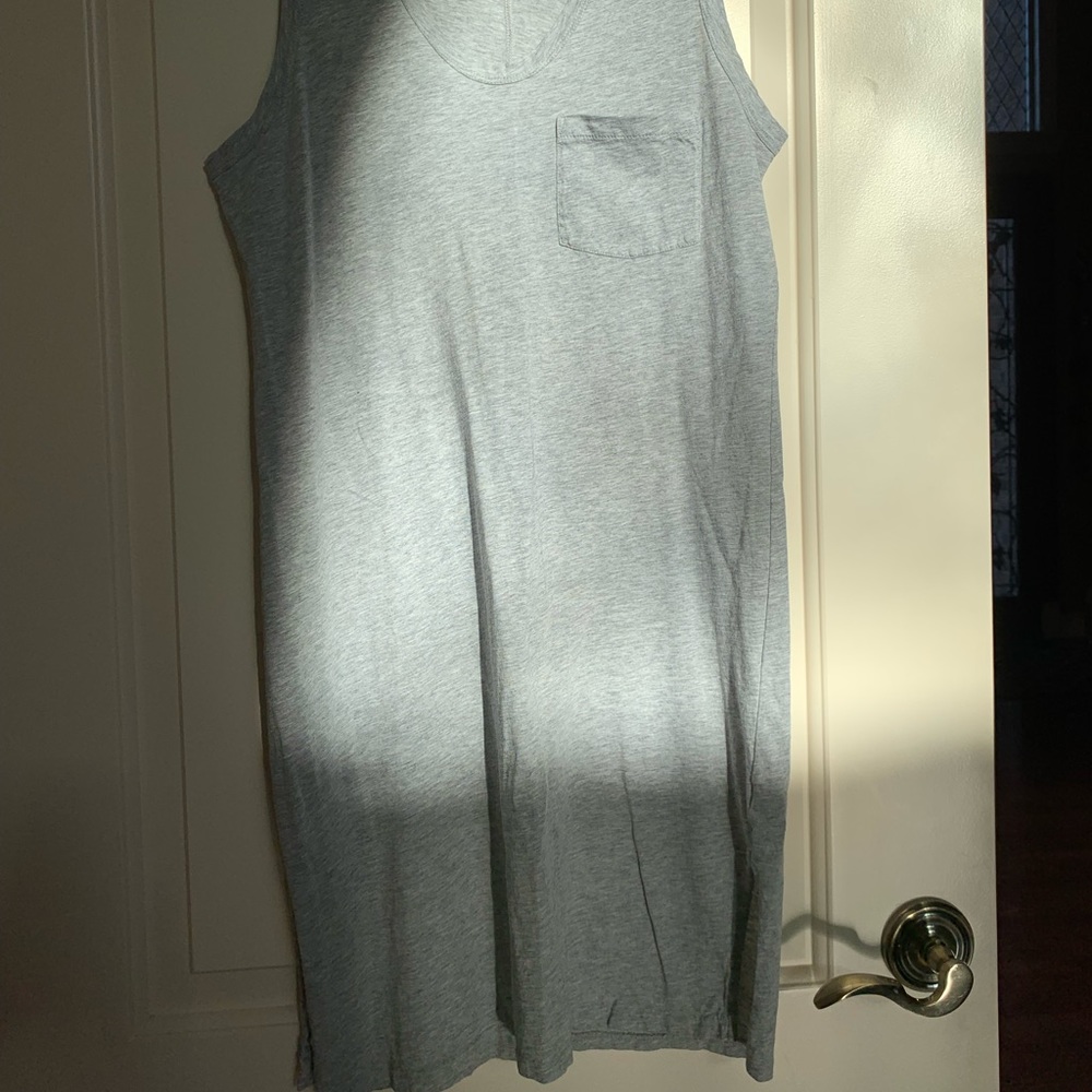 Light grey marle T-Shirt dress